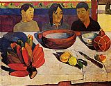 Paul Gauguin Wall Art - The Meal